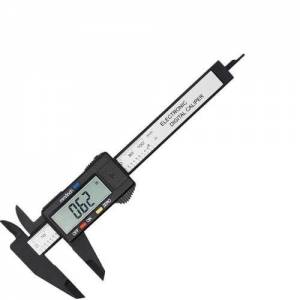 100mm LCD Screen Carbon Fiber Electronic / Digital Vernier Caliper (電子卡尺)