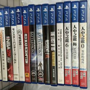 多隻PS4遊戲