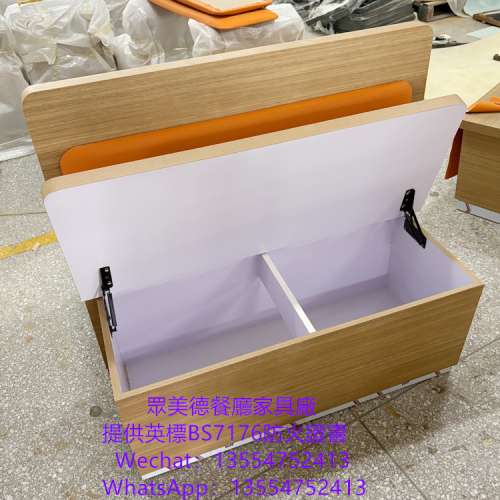 港式餐廳卡位餐枱梳化傢私，防火膠板卡座沙發，雙靠背儲物箱沙發梳化座椅訂造,卡座...