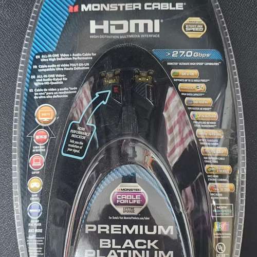 Monster Cable HDMI 1.5/4.92ft (全新)