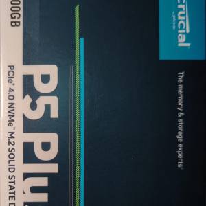 Crucial P5 Plus 500GB NVMe SSD