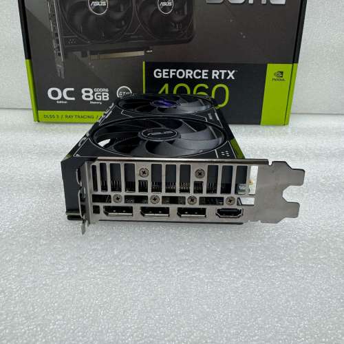ASUS RTX 4060 8G 原廠保養至2027/09/29 # 另外高價搵 3090 4060Ti 4070 5080 4080...