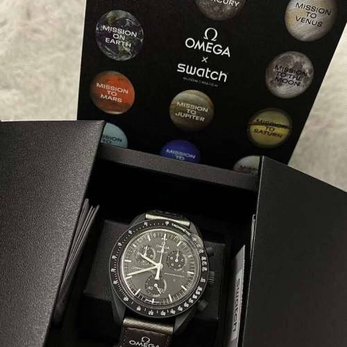Omega x Swatch 限量版水星手錶