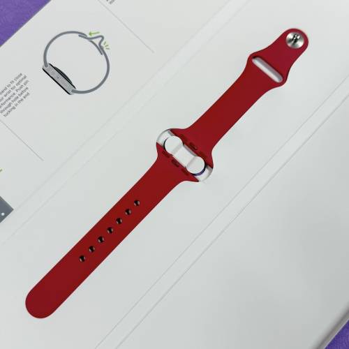 Apple Sport Band Product Red Color for 38/40/41/42mm Apple Watch 正版 紅色 運...