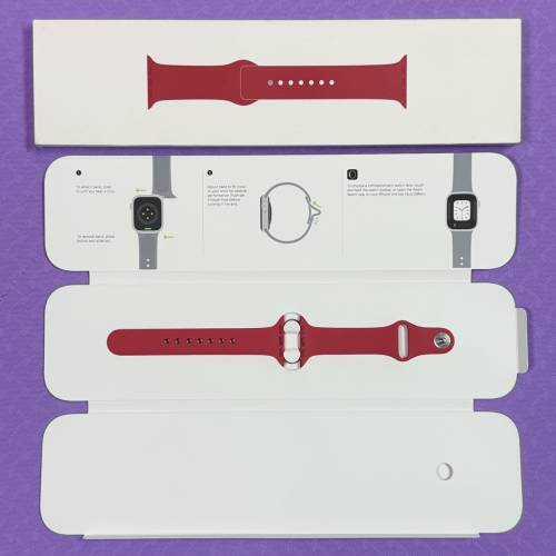 Apple Sport Band Product Red Color for 38/40/41/42mm Apple Watch 正版 紅色 運...