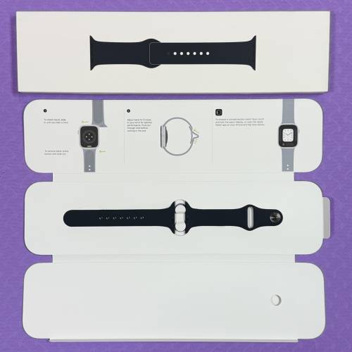 Apple Sport Band Midnight Black Color for 38/40/41/42mm Apple Watch 正版黑色運...