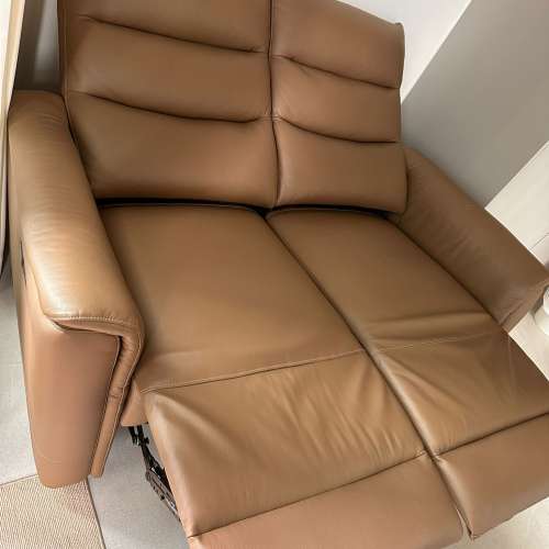 Simplylife  Hunter 兩座真皮面電動功能梳化, 准新Sofa