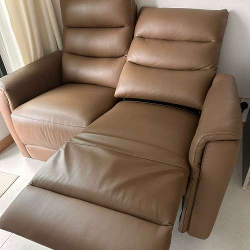 Simplylife  Hunter 兩座真皮面電動功能梳化, 准新Sofa