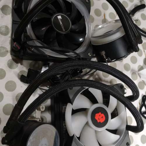 AM4 RGB 水冷 單風扇 兩隻