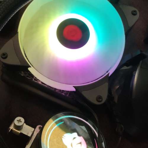 AM4 RGB 水冷 單風扇 兩隻