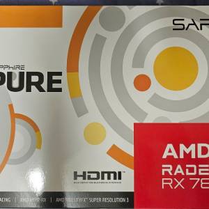 全新藍寶石 AMD Radeon RX 7800 XT 16GB PURE (白色)

(not 9060 9060xt 9070 9070xt)