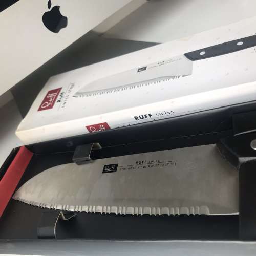 🔪 RUFF Swiss 🇨🇭  Stainless Steel RW-5700 7.5" NEW 全新 瑞士不銹鋼廚房刀 🥩