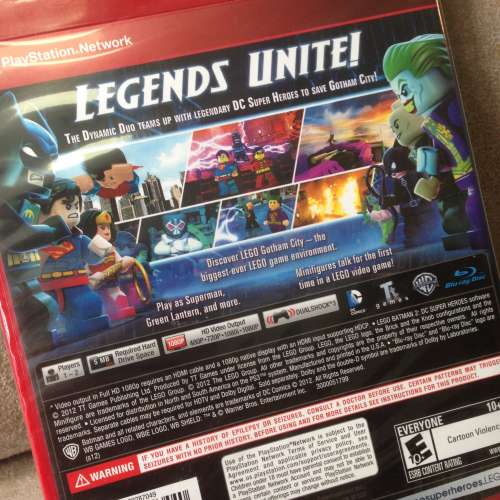 LEGO🦇  BATMAN 2 for SONY PS3 Game Collectible Item NEW 全新 樂高蝙蝠俠2 遊戲 ...