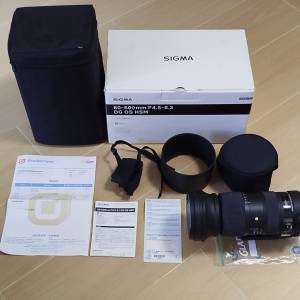 Sigma 60-600mm F4.5-6.3 OS HSM Sports 鏡 (Canon EOS) [有盒有單齊配]