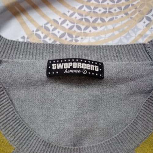 85%新New Two Percent 2%Knit Jumper冷衫 Sweater