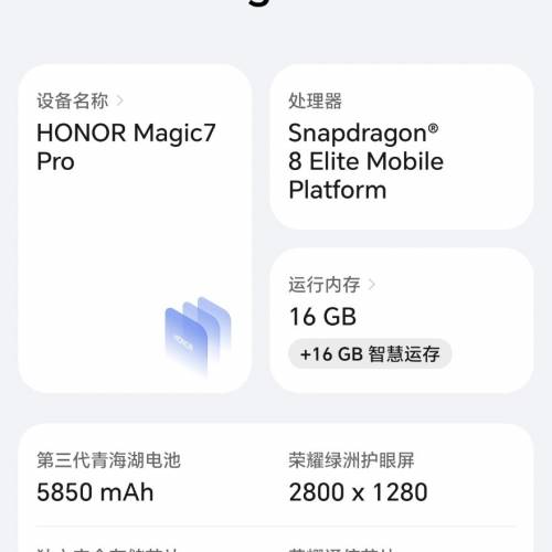 HONOR Magic 7 Pro 16G+1T