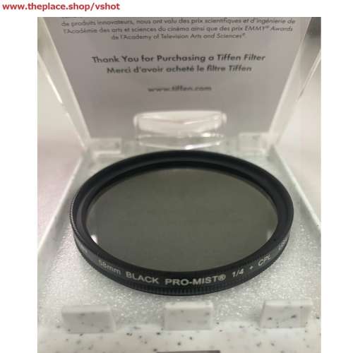 [全新行貨] 特價!! Tiffen FusionPOL Black Pro-Mist + CPL (58mm Density 1/4) Fi...