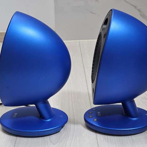 KEF EGG 磨砂藍色 bluetooth 藍芽 同軸 Hi-Fi 喇叭 可作DAC解碼