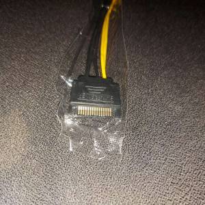 全新轉線 SATA TO 6+2 PIN 顯卡供電接線
