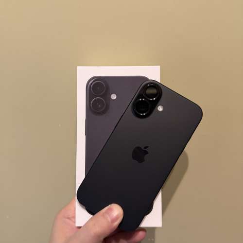 Apple iPhone 16 512gb 黑色港版行貨全套全新配件地鐵站交收