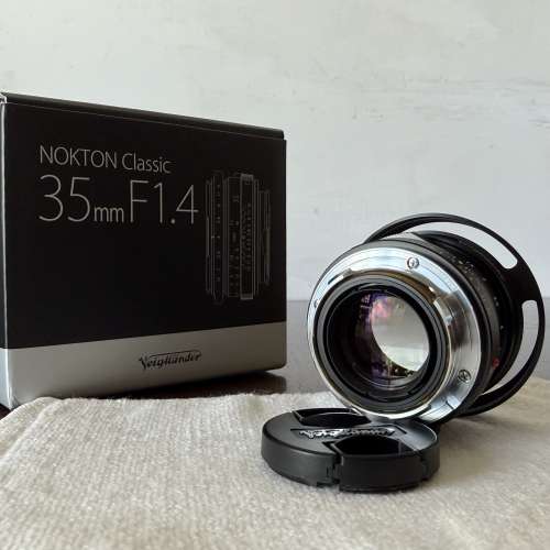 超級新淨 FULL SET 福倫達 Voigtlander Nokton Classic 35mm F1.4 II MC VM LEICA ...