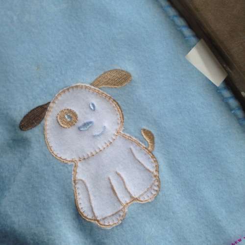 👶 Baby Fleece Blanket 76x76cm DISCOUNT NEW 全新 嬰兒 毛毯 藍小狗 👶