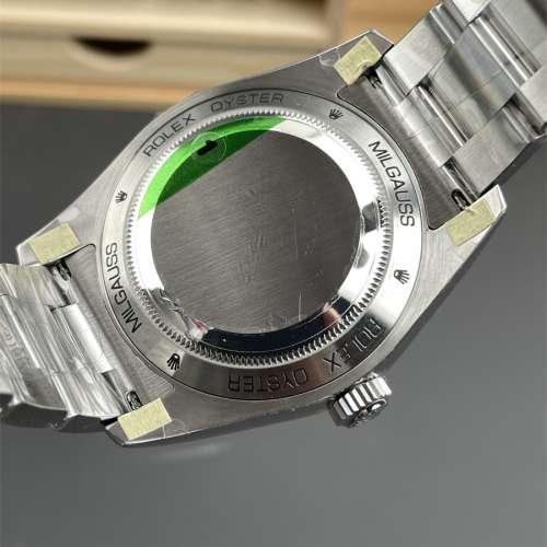 Rolex 勞力士 Milgauss m116400gv-0002 40mm 閃電 綠玻璃 藍面 VS出品