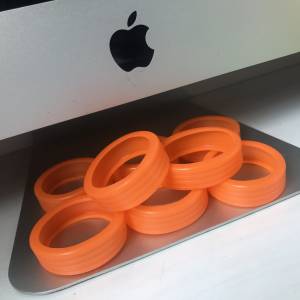 ✈️ Luggage / Chair Wheel Protector 8pc/set ORANGE NEW 全新 輪子保護套  行李...