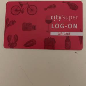 Citysuper LOG-ON $500 禮品卡