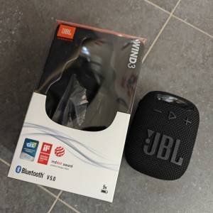 JBL WIND 3 FM 收音機/藍牙喇叭，黑色