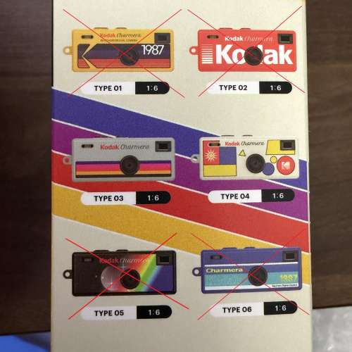 "已開" Kodak Charmera 1987 Digital Camera 迷你相機 鑰匙扣 盲盒