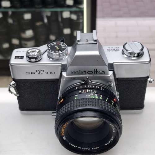 MIMOLTA SRT100 + MC 50MM F1.7   MIMOLTA SRT201 + MC 50MM F2