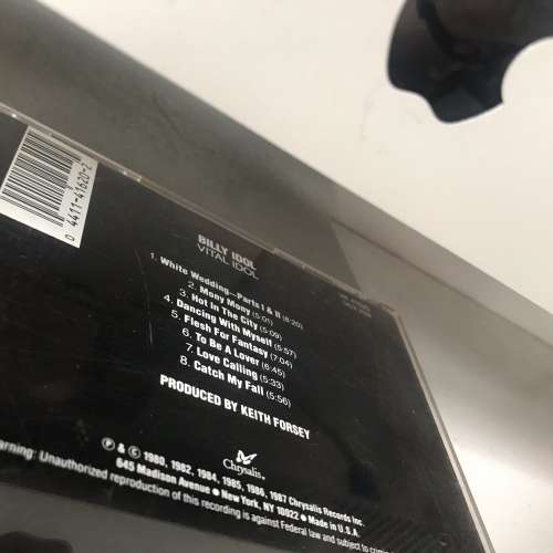 💽 BILLY IDOL Vital Idol DIDX 2028 Audio CD USED 光碟 💽