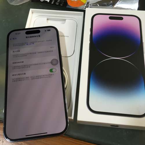 95%新 I Phone 14 pro 紫色iOS 17.2.1（512GB)