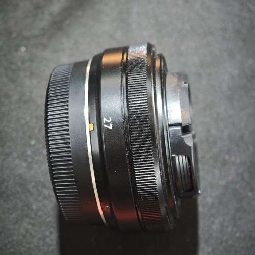 Fujifilm 27/2.8 27mm 27 富士 XF FX 冇盒冇單冇保冇證 鏡片通透冇花冇霉 功能正常...