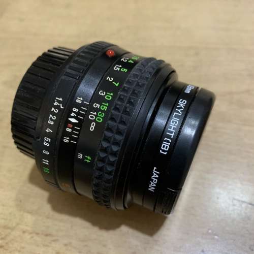 Minolta MD 50mm 1.4大光圈鏡頭 冇花冇霉清晰 9成新以上