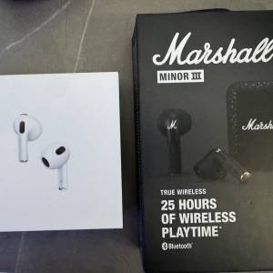 airpods 3 + marshall minor 3