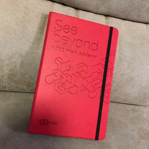 📖 HSBC Prism Advisory See Beyond Notepad NEW 全新 匯豐 記事本 紀念品 個人收藏 ...