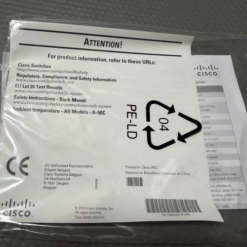 Cisco SG95D-08-SG 8-Port Gigabit Desktop Switch 全新冇盒 有火牛