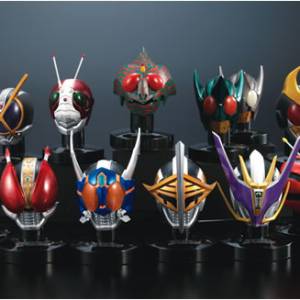 BANDAI 幪面超人 Kamen Rider Rider Mask Collection VOL.4 SET OF 15 (2 燈)