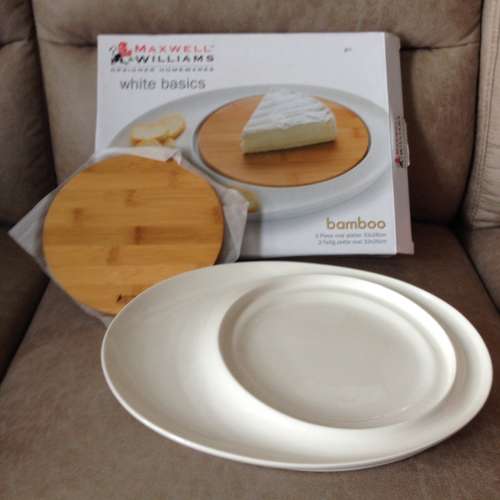 MAXWELL & WILLIAMS Oval Platter 2 Piece Set NEW 全新廚房芝士套裝 HK$268/set