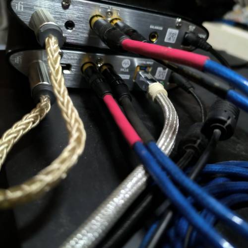 ifi zen dac v2解碼器 + ifi zen can放大器 + ifi ipower2 5v火牛 + ifi 4.4 to 4.4...