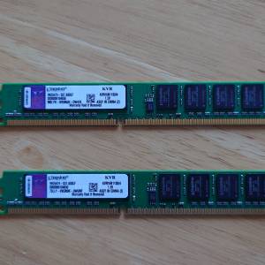 Kingston 4GB DDR3 1600 Ram x 2