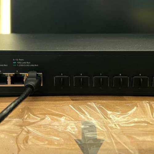 4電8光 10gb Switch 全萬兆輕管理交換機