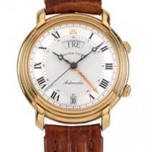 ( 已售出 ) 古董瑞士Maurice Lacroix 自動皮帶鬧錶