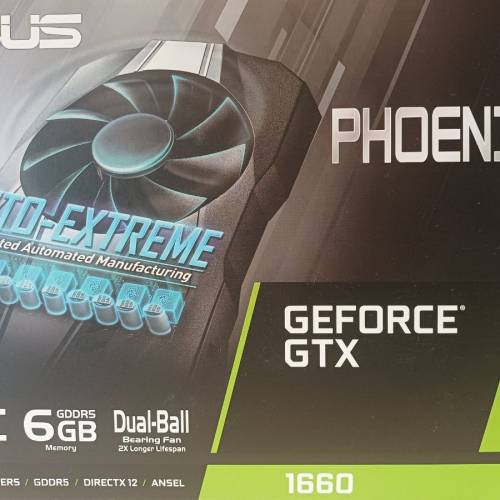 ASUS GeForce GTX 1660 Phoenix OC 6GB