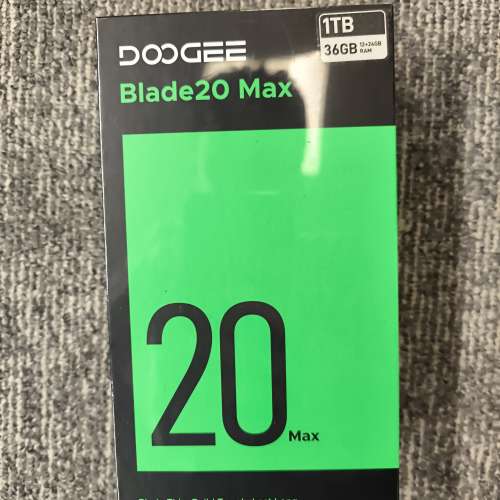 全新 New | Doogee Blade20 Max 三防手機 | 道格 Blade20 Max 三防手機 | 12Gb+1Tb...