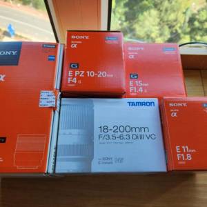 不同APSC鏡 for Sony A6700, A6600, A6500, A6400, A6300, A6100, ZV-E10 II
