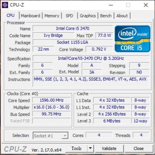 Intel&reg; Core&trade; i5-3470 Processor