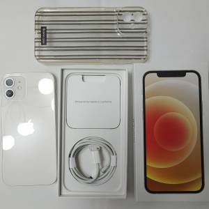 Ios 18.6.2香港行貨白色iphone 12 128gb 雙卡雙待 dual sim, worldwide, 全套有盒usb